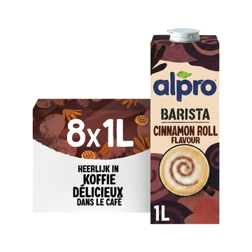 Alpro Barista Cinnamon Roll - Edition limitée 8x1L