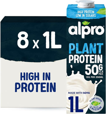 Alpro Protein Sojadrink Natuur 8x1L