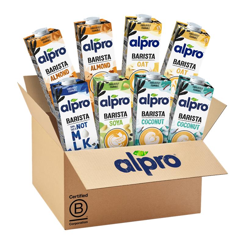 Alpro Barista 8 x 1L - Starterpakket - Proef alle Barista smaken!