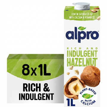 Alpro Hazelnootdrink 8 x 1L