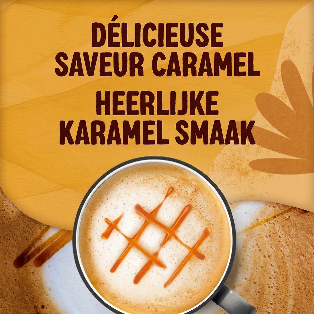ALPRO Barista Pro Caramel Boisson Végétale Professionnel Parfaite pour le Café Sans Lactose 8 x 75cl